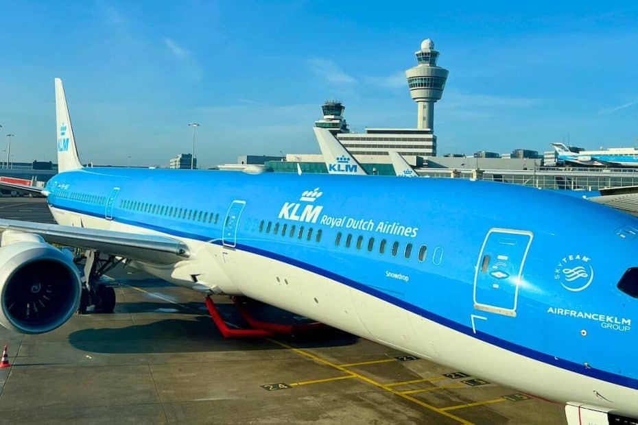 KLM Airplane from Schiphol to Panama